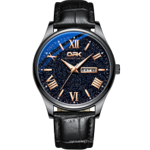 Top Marque De Luxe OPK 8102 Hommes Montre-Bracelet Hommes Montre Homme Montre De Mode Résistant À L&#39;eau Alliage Matériel En Cuir Relojes Horloge